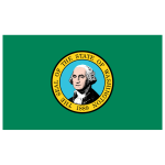 Washington Flag Transparent Logo PNG