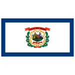 West Virginia Flag Transparent Logo PNG