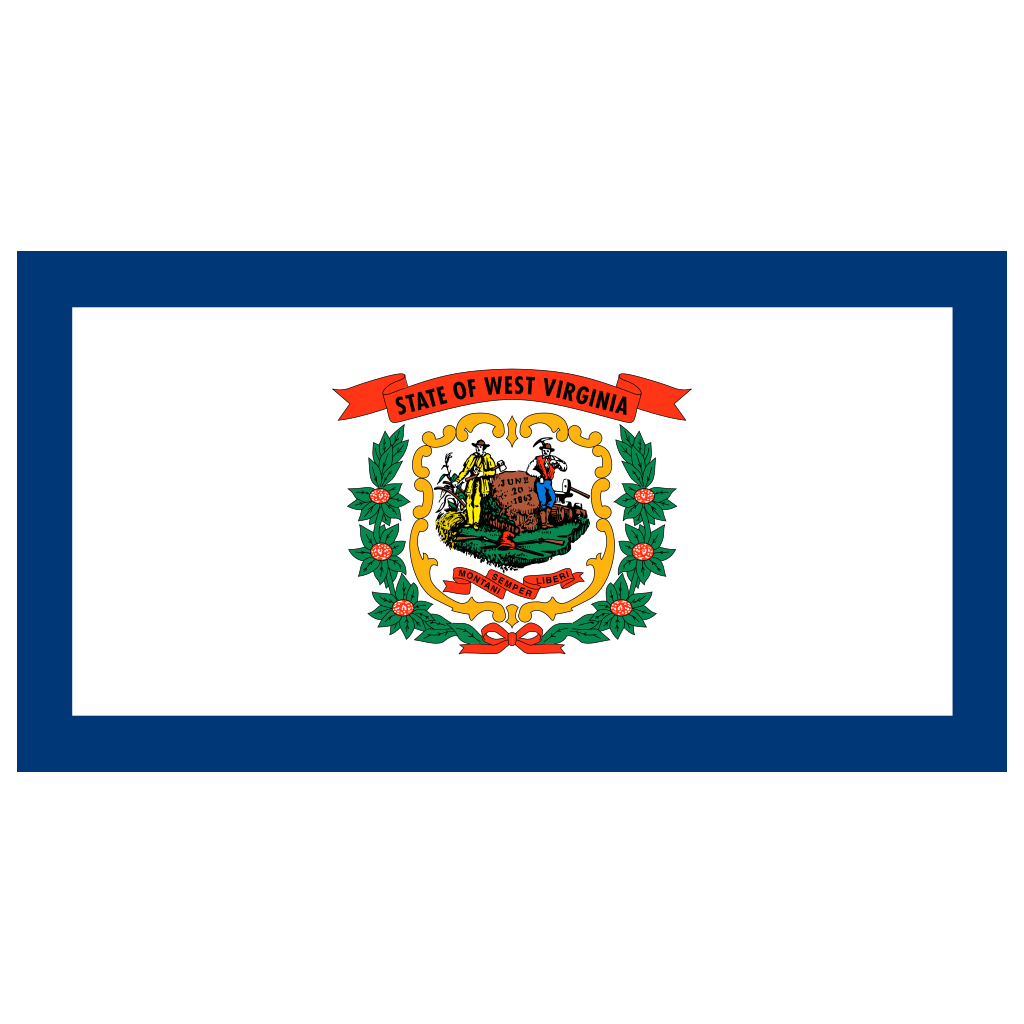 West Virginia Flag Logo Transparent PNG