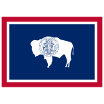 Wyoming Flag Transparent Logo PNG