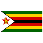 Zimbabwe Flag Transparent Logo PNG