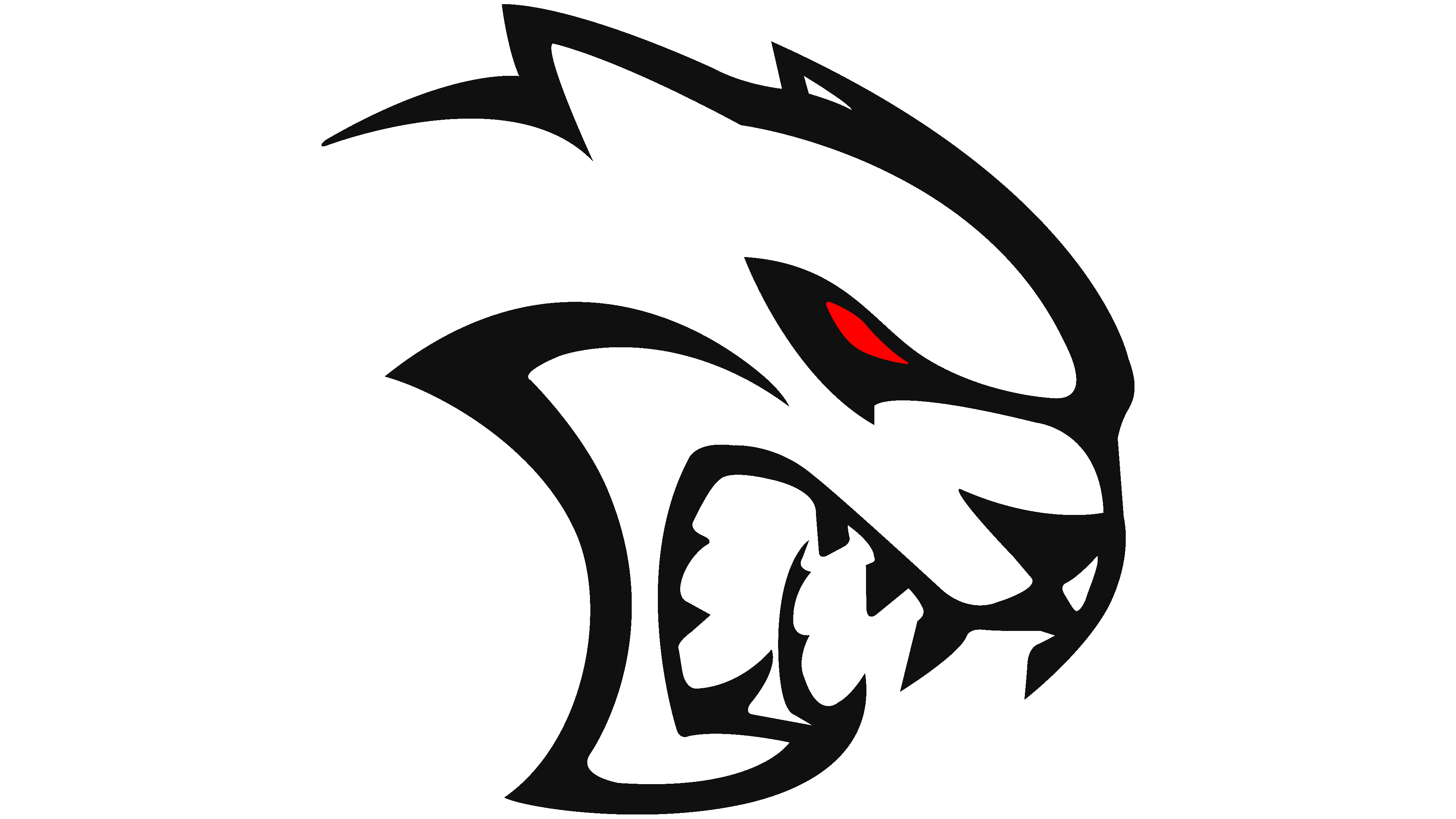 Dodge Hellcat Transparent Logo PNG