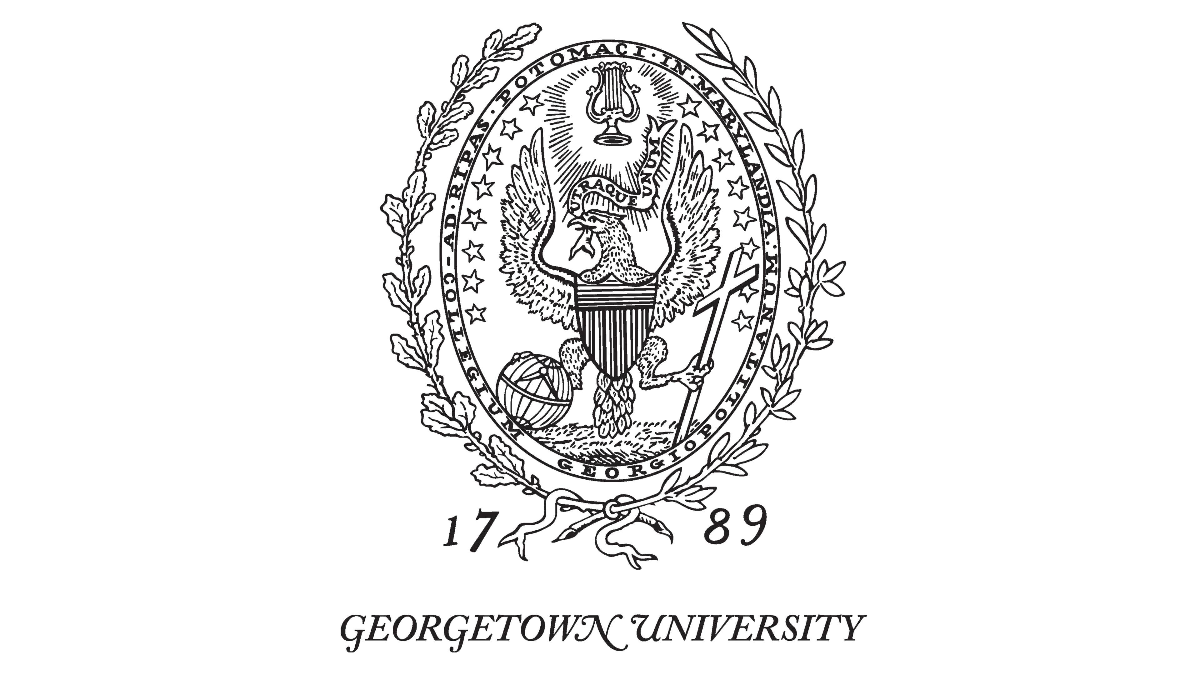 Georgetown University Transparent Logo PNG