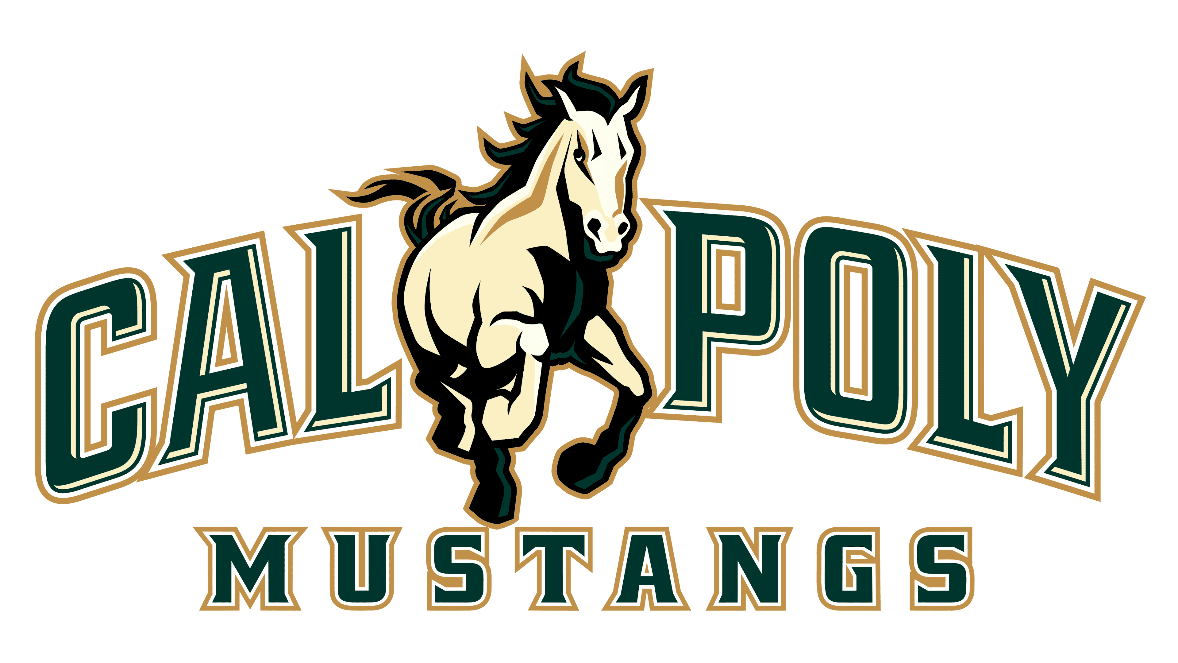 Cal Poly Mustangs Logo Transparent PNG