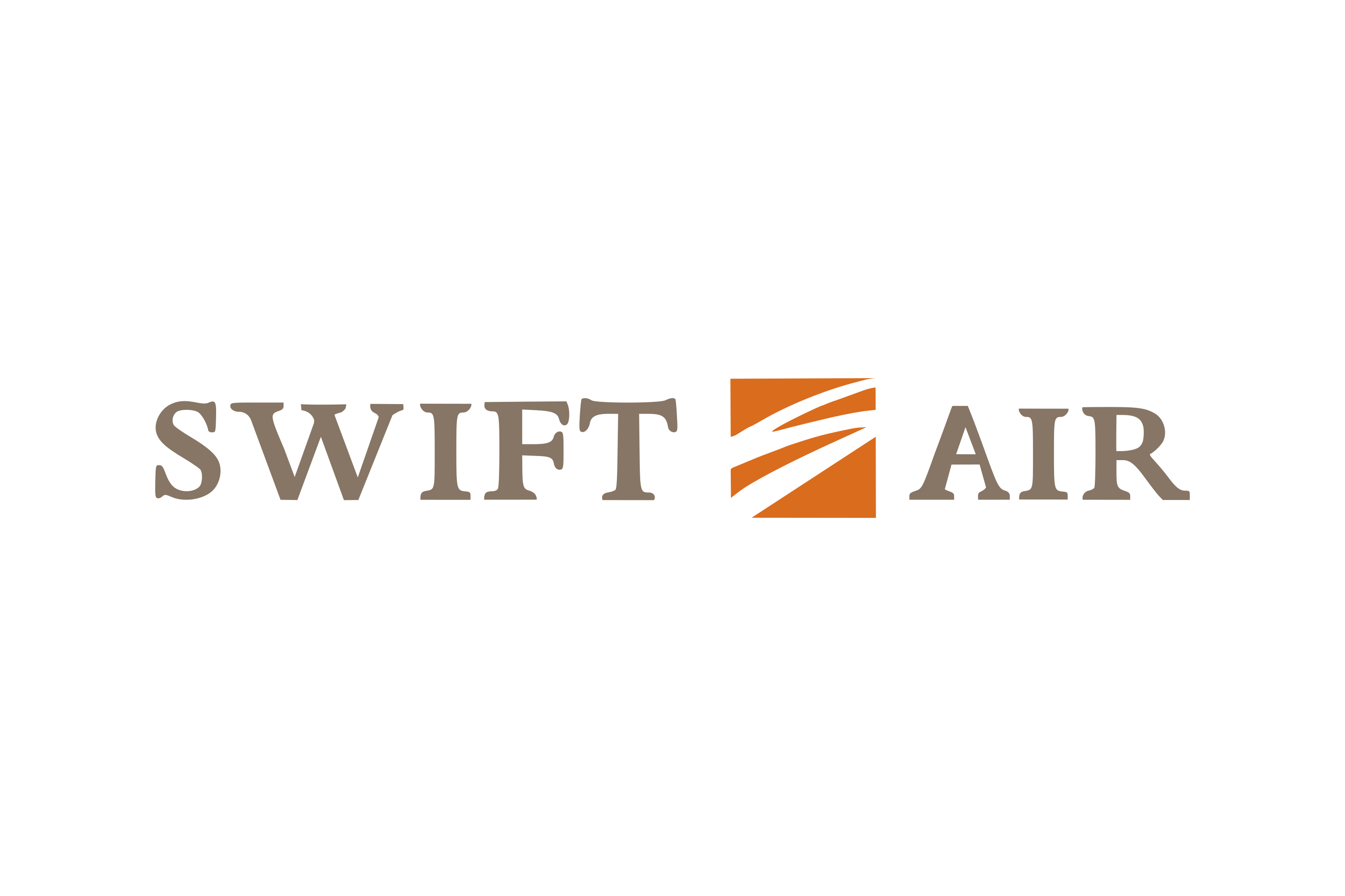 Swift Air Logo Transparent PNG
