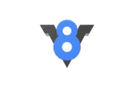 V8 Logo Transparent PNG