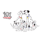 101 Dalmatians Logo Transparent PNG