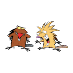 2 Angry Beavers Logo Transparent PNG