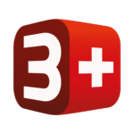 3 Plus TV Network AG Logo Transparent PNG