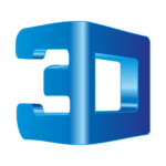 3D Logo Transparent PNG