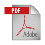 Adobe PDF Icon Logo Transparent PNG