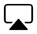 AirPlay video Logo Transparent PNG
