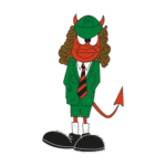 Angus Young Devil Logo Transparent PNG