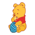 Baby Pooh Logo Transparent PNG