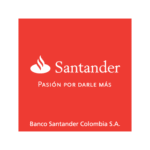 Banco Santander Colombia Logo Transparent PNG