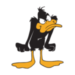 Daffy Duck Television Logo Transparent PNG