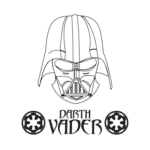 Darth Vader Logo Transparent PNG