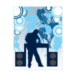 Disc jockey Logo Transparent PNG