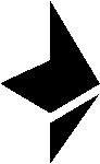 ETH diamond gray Logo Transparent PNG