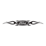 Ford Chisled With Flames Logo Transparent PNG