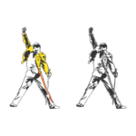 Freddie Mercury tribute Logo Transparent PNG