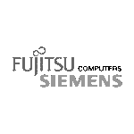 Fujitsu Siemens Gray Logo Transparent PNG