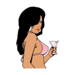 GTA Vice City Woman Logo Transparent PNG