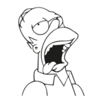 Homero Homer Cerveza Beer Logo Transparent PNG