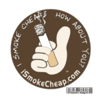 I Smoke Cheap Logo Transparent PNG