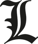 L Death Note Logo Transparent PNG
