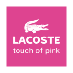 Lacoste touch of pink Logo Transparent PNG