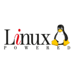 Linux Powered Logo Transparent PNG