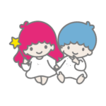 Little Twin Stars Logo Transparent PNG