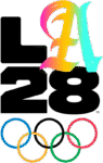 Los Angeles 2028 Logo Transparent PNG