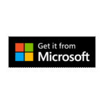 Microsoft Store badge Logo Transparent PNG