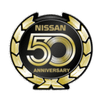 Nissan 50 Anniversary Logo Transparent PNG