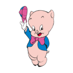 Porky Pig Logo Transparent PNG