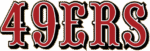 San Francisco 49ers wordmark Logo Transparent PNG