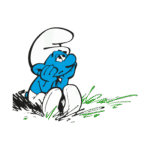 Smurf Wandering Logo Transparent PNG