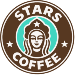 Stars Coffee Logo Transparent PNG