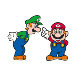 Super Mario Bros Logo Transparent PNG