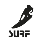 Surf Logo Transparent PNG