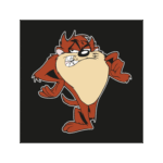 TAZ Tasmanian Devil Logo Transparent PNG