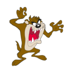Taz Cartoon Logo Transparent PNG