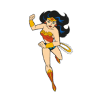 Wonder Woman Cartoon Logo Transparent PNG
