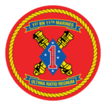 1st Battalion 11th Marine Regiment USMC Logo Transparent PNG