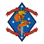 1st Battalion 4th Marine Regiment USMC Logo Transparent PNG