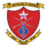 1st Battalion 5th Marine Regiment USMC Logo Transparent PNG