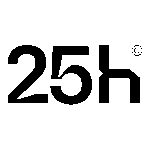 25h Logo Transparent PNG