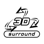 3D Surround Logo Transparent PNG